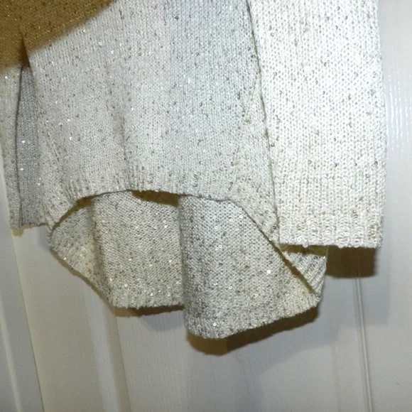Zara Sweater V Neck Sequin S - Picture 4 of 6